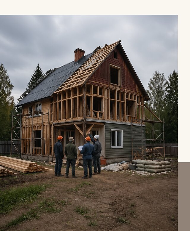 Реконструкция дачного дома в Ангарске под ключ с проектом